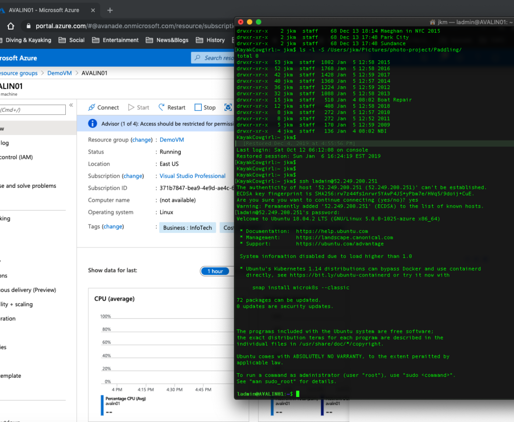 Linux SSH from macOS