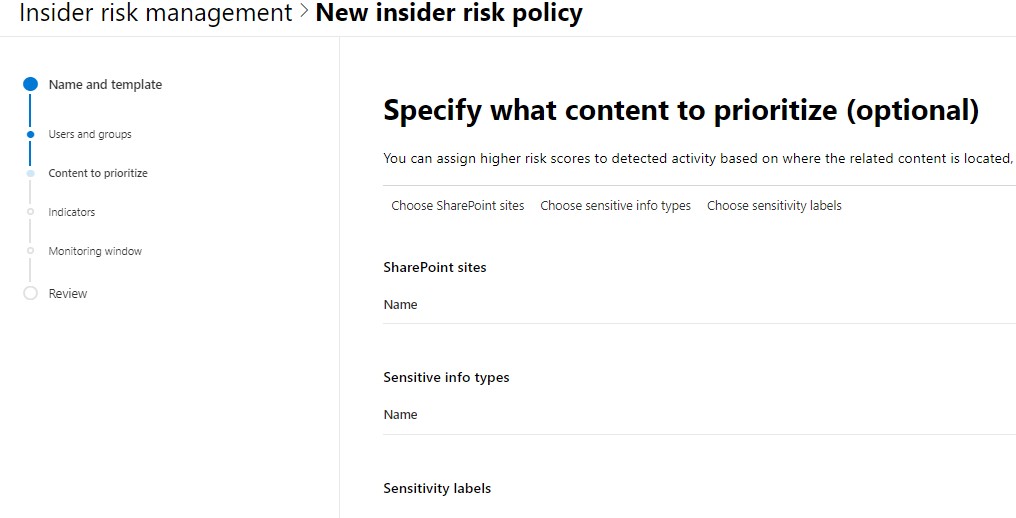 SI Type in Insider Risk