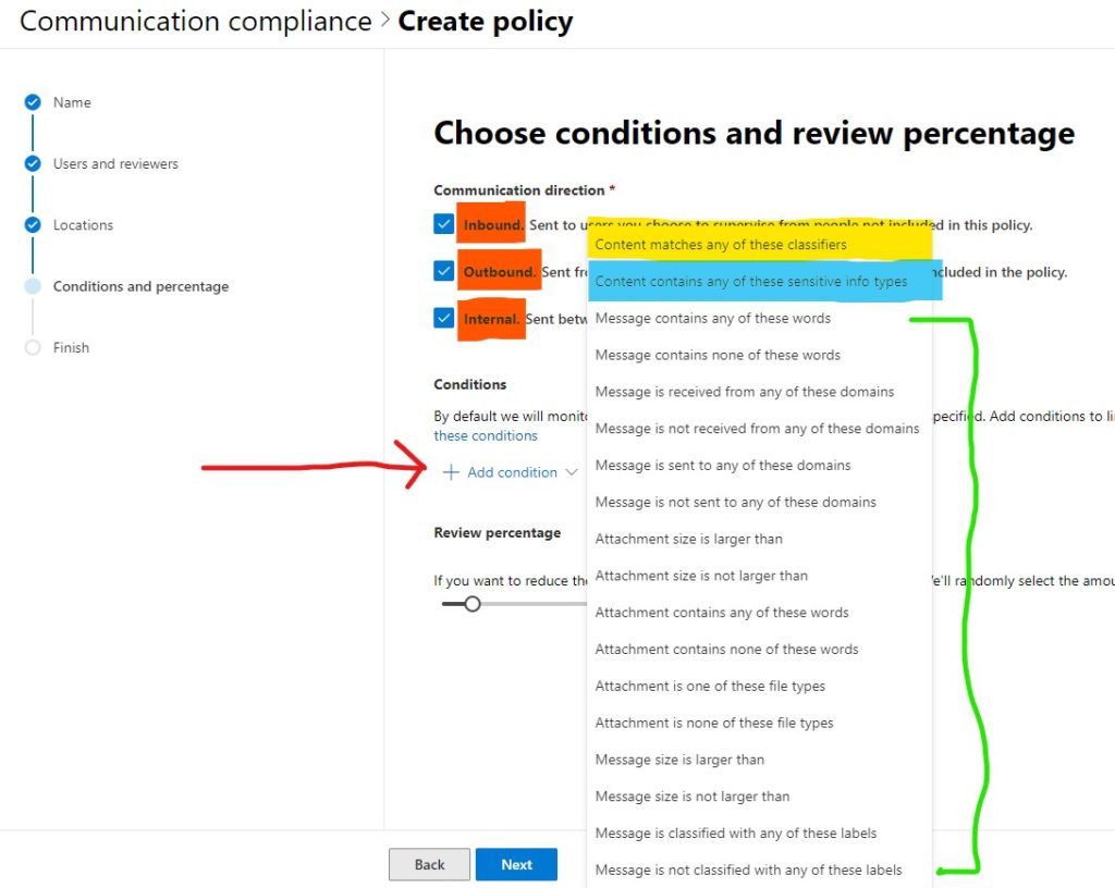 CC - Define Policy Conditions